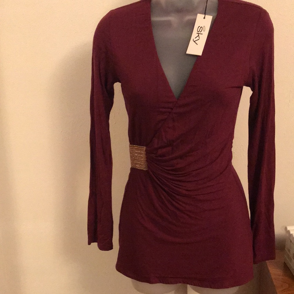 Sky long sleeve top